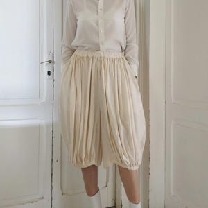 COMME DES GARCONS silk ballon bermuda