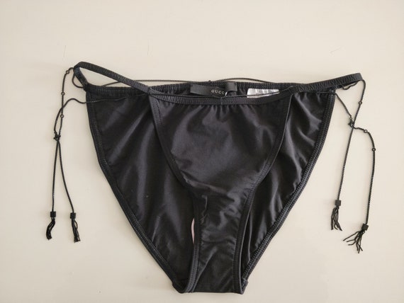 GUCCI by Tom Ford black silver chain bikini from … - image 3