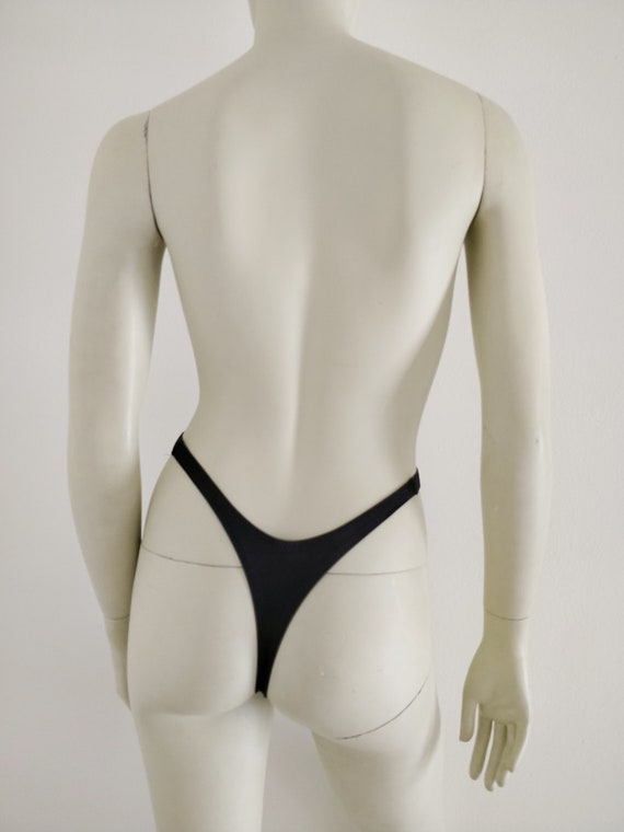 90s La Perla black bikini thong