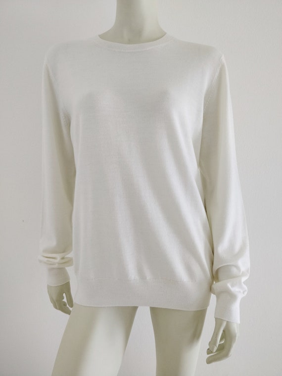 Vivienne Westwood Man white ivory cotton knit