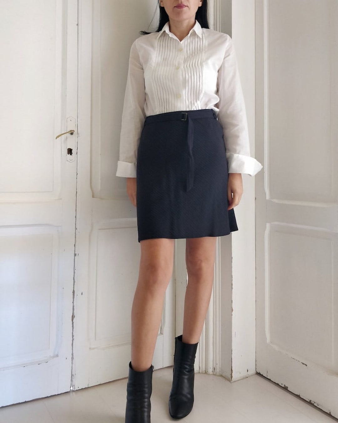 スカート Ann Demeulemeester FW23 'Janita' skirt (2302WSK10FA342 099) Ann Demeulemeester Black Zita Maxi Skirt Ann Demeulemeester
