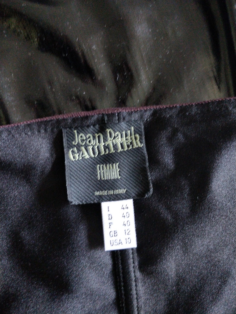Veste D'été En Lin Bordeaux Jean Paul Gaultier Junior - Taille M (44) - Occasion Excellent état