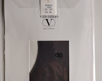 VALENTINO V-Monogramm-Logo-Bas-Strümpfe, hergestellt in Italien