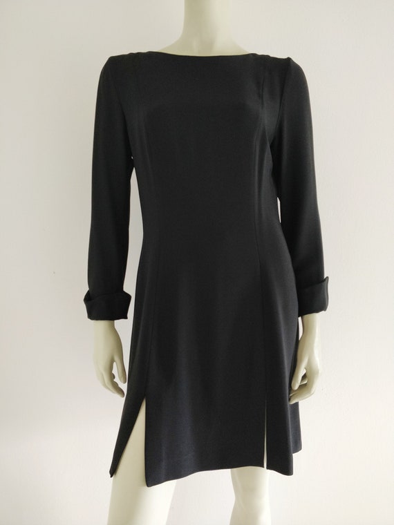 1980s VALENTINO little black dress