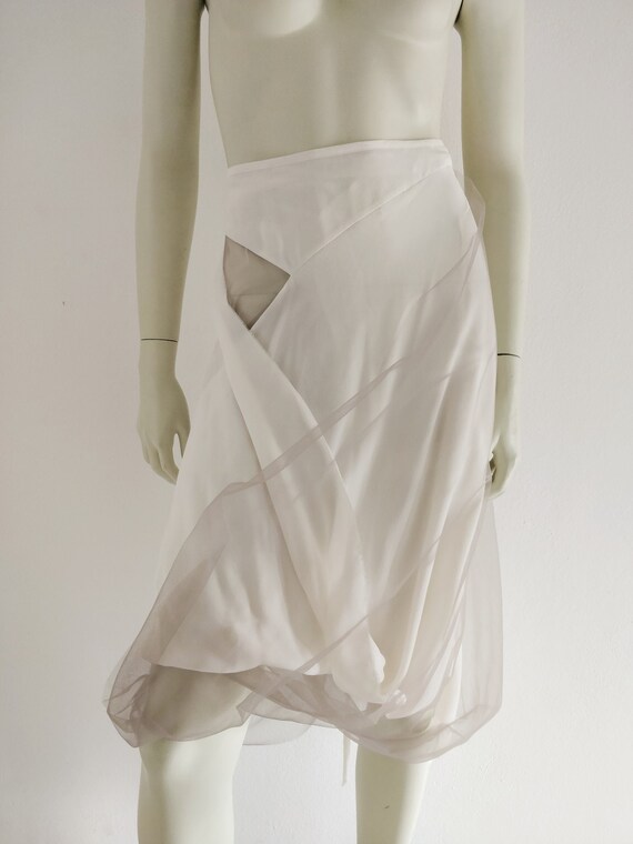 VIVIENNE WESTWOOD silk-tulle draped skirt