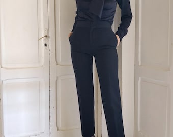 Pantalones negros de algodón de Gucci por Tom Ford, 1998