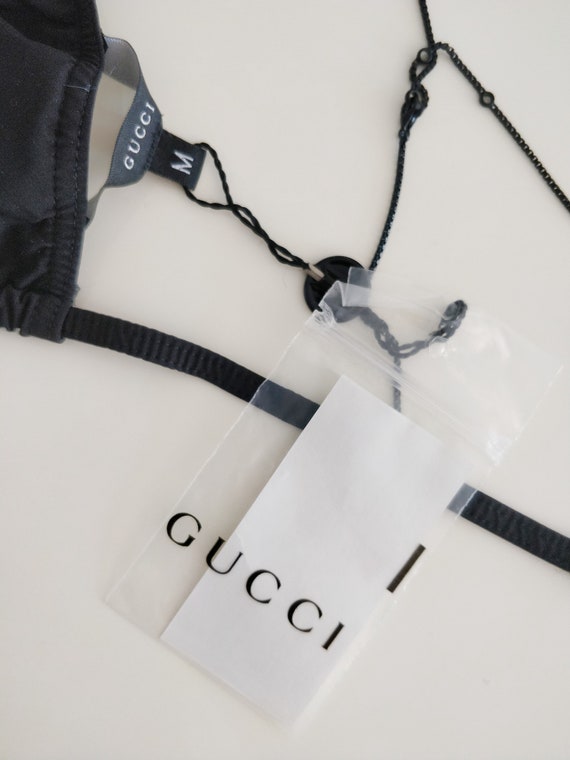 GUCCI by Tom Ford black silver chain bikini from … - image 5