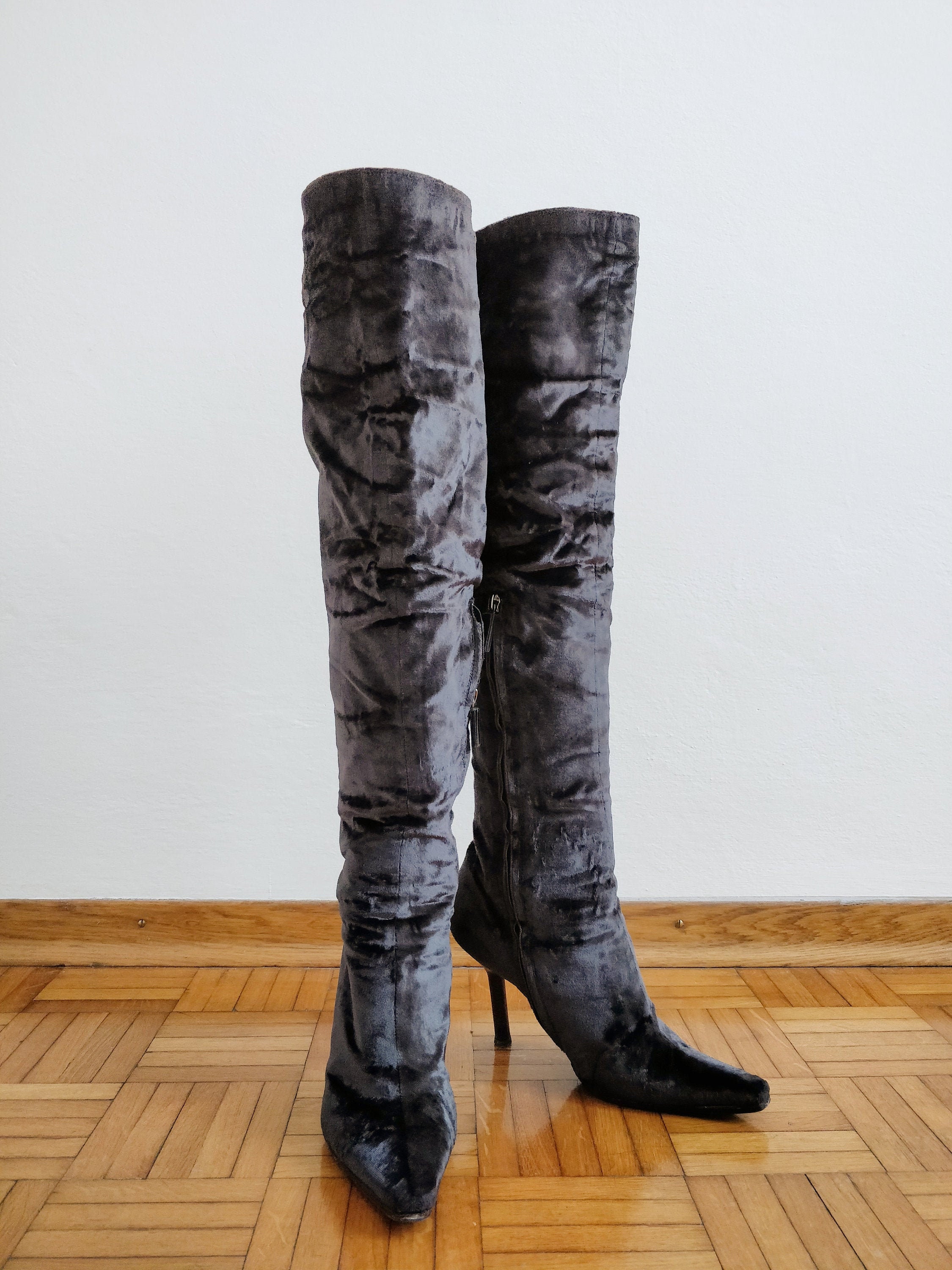 Vintage Gucci by Tom Ford Black Leather Boots - E-mosaik