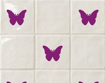 15 x Butterflies - Bathroom, Kitchen ,Tile, Home Transfer Stickers
