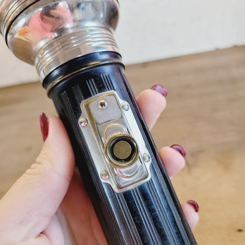 Antique Eveready Flashlight 1920s Brass Case 2616 Untested Etsy