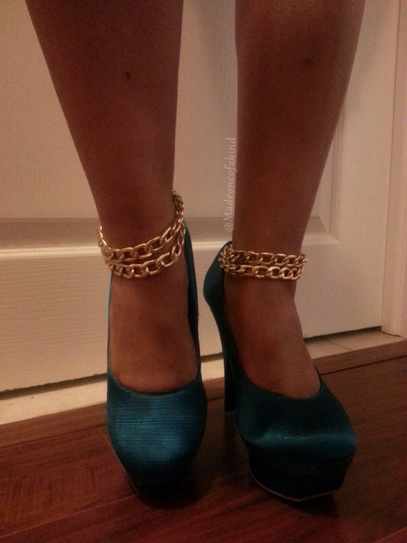 Items similar to Ankle Chains on Etsy