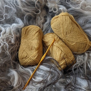 Shetland Lace Weight Yarn - Bressay Yellow