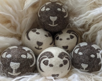 Wool Tumble Dryer Ball - 100% Natural Pure Wool. Reusable, Eco and Hypoallergenic.