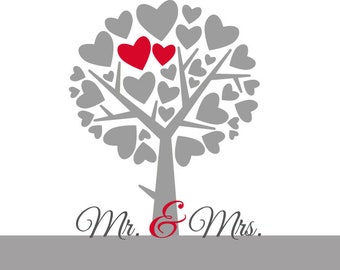 Wedding guestbook *Lovetree* BLANKO