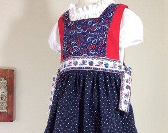Patriotic Pinafore Dress