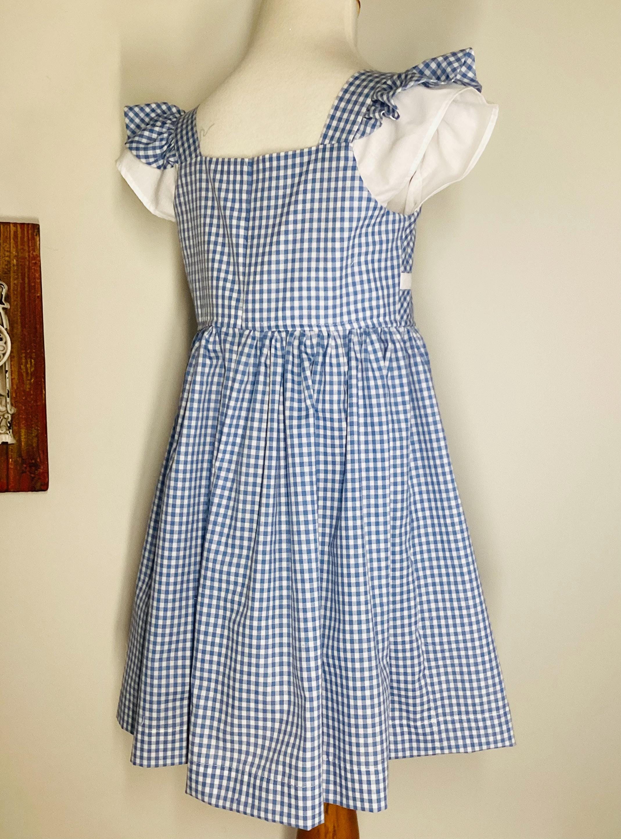 blue and white checkered dress dorothy Blue Gingham Dorothy dress
