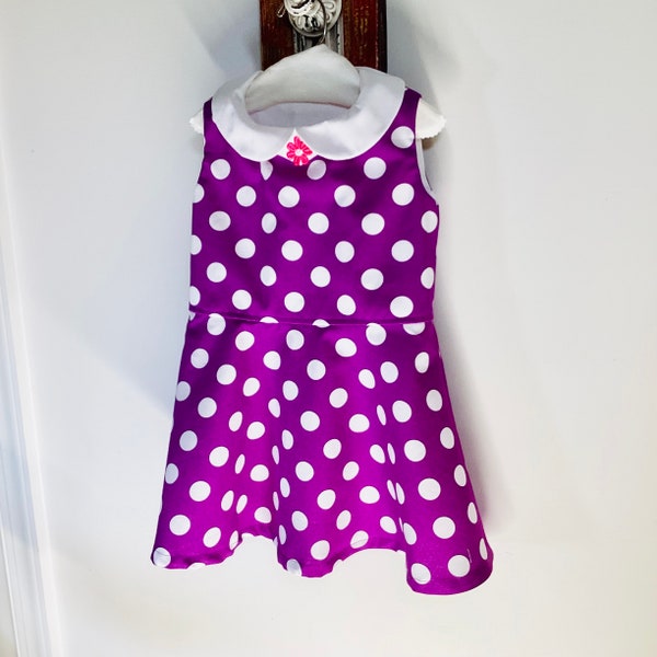 Purple Yoyo cocomellon inspired dress