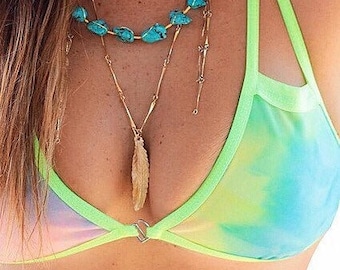 Stone Harbor Tie Dye Bikini Top