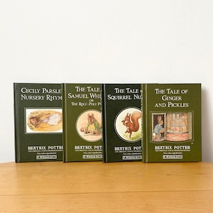 Beatrix Potter Books, Set of 4 Children Books