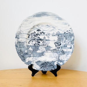 Rare Johnson Brothers Enchanted Garden Plate, 10” Porcelain Plate
