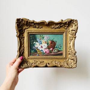 Oil Painting By Robert Dumont-Smith (1908-1994), Still Life, Original Signed Art, Framed Oil Painting