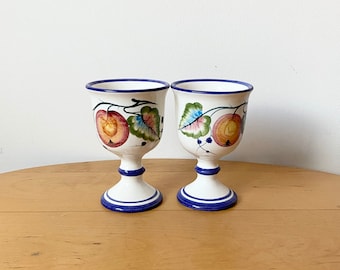 Ceramic Goblets, Wine Cup, Hand painted Goblets