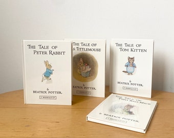 Beatrix Potter Books, Set of 4 Children Books