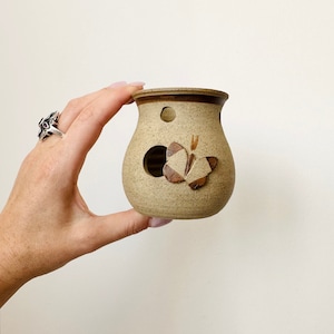 Handmade Pottery Candle Holder,Presingoll pottery, Cornwall, Tea Light Holder