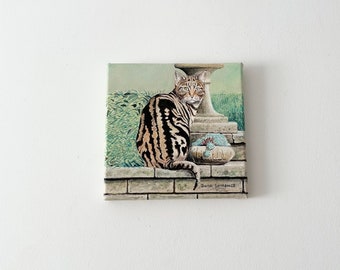 Original Cat Painting, Pet Picture, Animal Picture