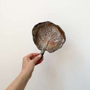 Handmade Pottery Leaf Dish