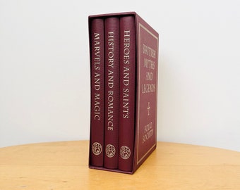 British Myths and Legends Folio Society Books, Marvels and Magic, Heroes and Saints, History and Romance Richard Barber