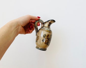 Olaria De Almancil Krug, handbemalter Keramikkrug, handgemachter portugiesischer Keramikkrug
