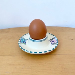 Vintage Egg Cup, Honiton Pottery Egg Holder , Retro Egg Cup