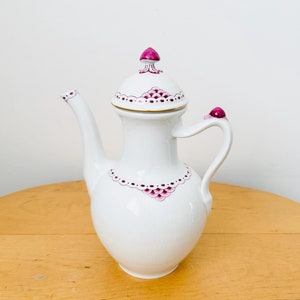 Very Rare Royal Copenhagen Teapot, Princess Royal Purple Pattern