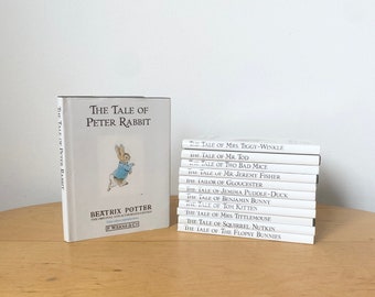Beatrix Potter Tales, set van 12 kinderboeken, uitgegeven door Frederick Warne and Co.