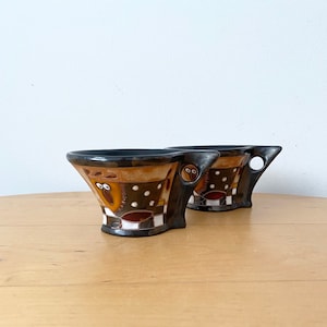 Coffee Cups, Handmade Coffee Cups, Set of 2 Cups
