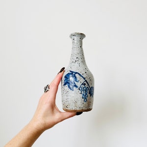 Handmade stoneware wine bottle, Wine bottle image 1