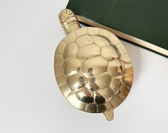 Brass Turtle Trinket Box