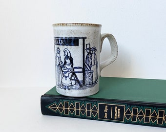 Dunoon Style Mug, Penny Bazaar Mug, Stoneware Tea Mug, Coffee Mug, Scottish Pottery