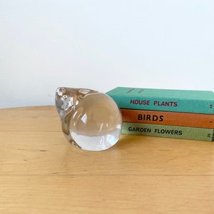 Gato de cristal Goebel, pisapapeles de cristal, decoración de escritorio
