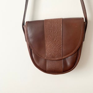 Vintage Leather Handbag, Brown Leather Handbag