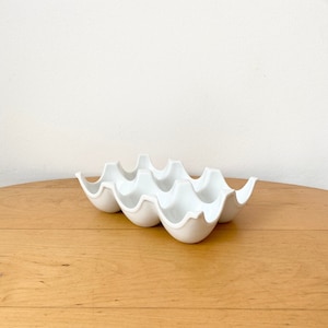 Egg Storage, Egg Holder, White Egg Display
