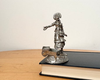 Süße Molly Malone Irish Folklore Zinn Figurine