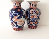 Imari style Chinese Porcelain Vases, Oriental Vases