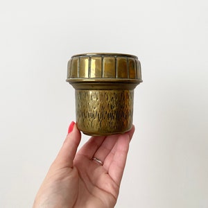 Small Brass Planter, Metal Flower Pot, Plant Pot, Boho Home