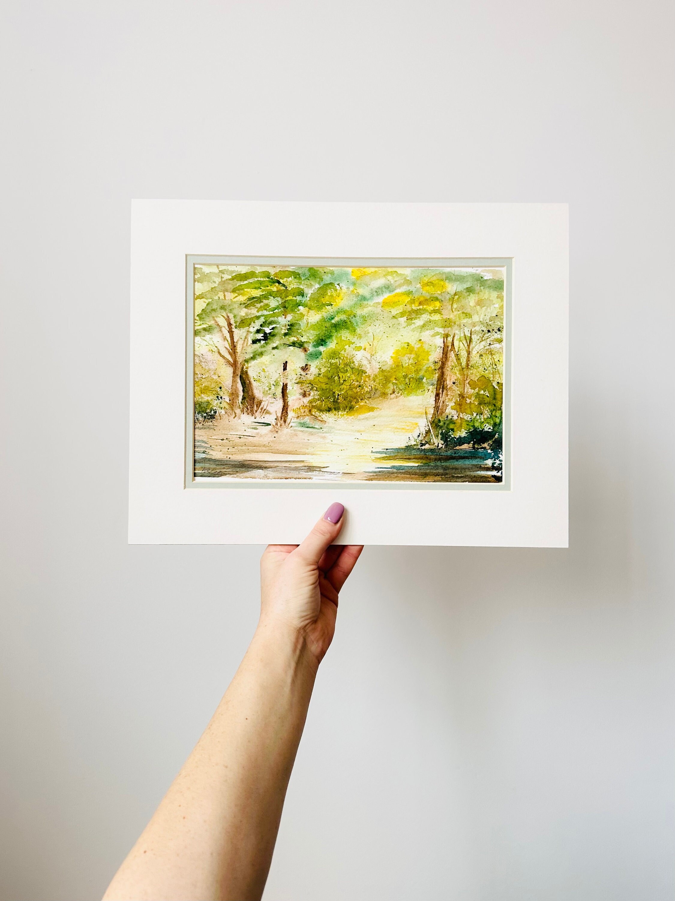 Original Watercolour Painting, Landscape, Unframed Painting