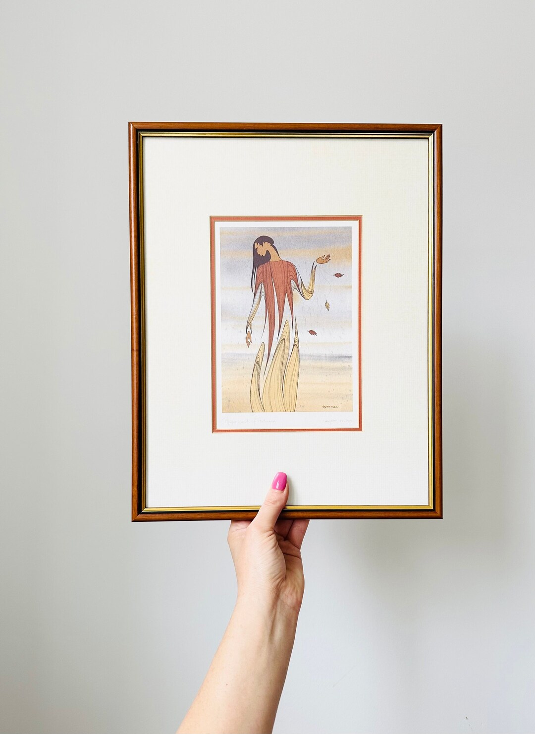 Maxine Noel Ioyan Mani Framed Woman Print, Approch of the