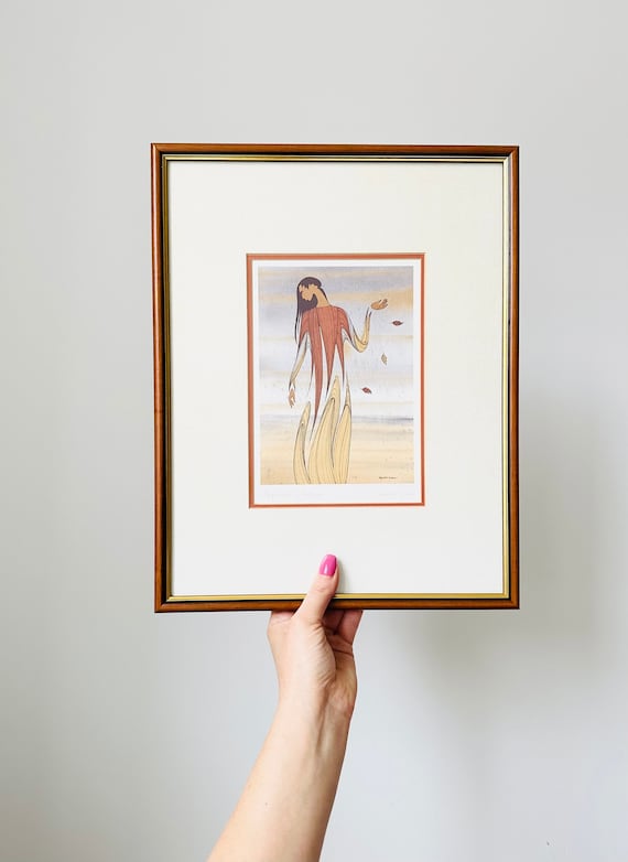 Maxine Noel Ioyan Mani Framed Woman Print, Approch of the Feature