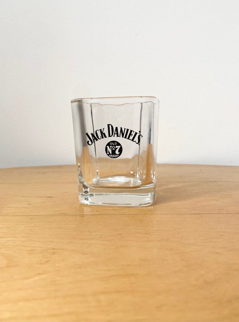 Jack Daniel's Whisky Glass Father's Day Gift Etsy