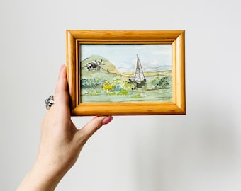 Original Water Colors Framed Painting 11X14 - Etsy